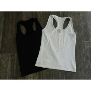 BB by Belen Berbel 2 tennis Tank Tops Women - Black & White size SMALL